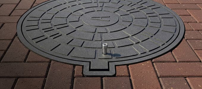 Люк с запорным устройством